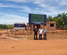 Obras de 36 casas populares avançam em Itaguajé