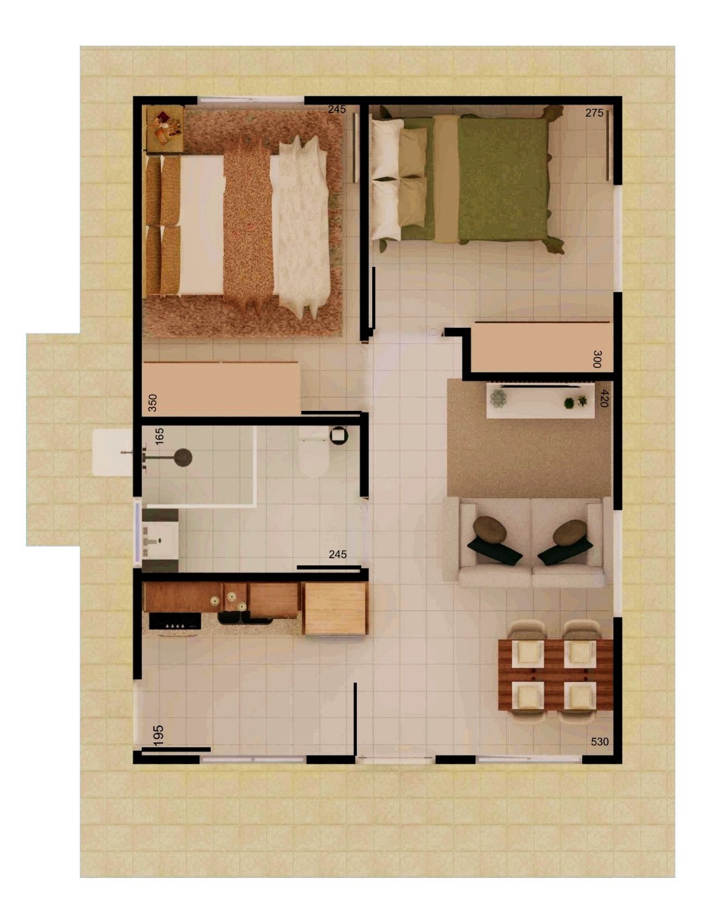 Projeto arquitetônico Itagiba