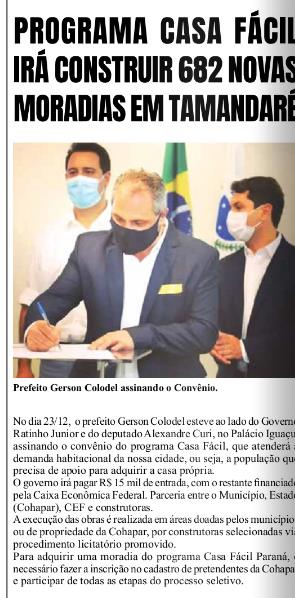 EXPRESSO NEWS - Programa Casa Fácil irá construir 682 novas moradias em Tamandaré