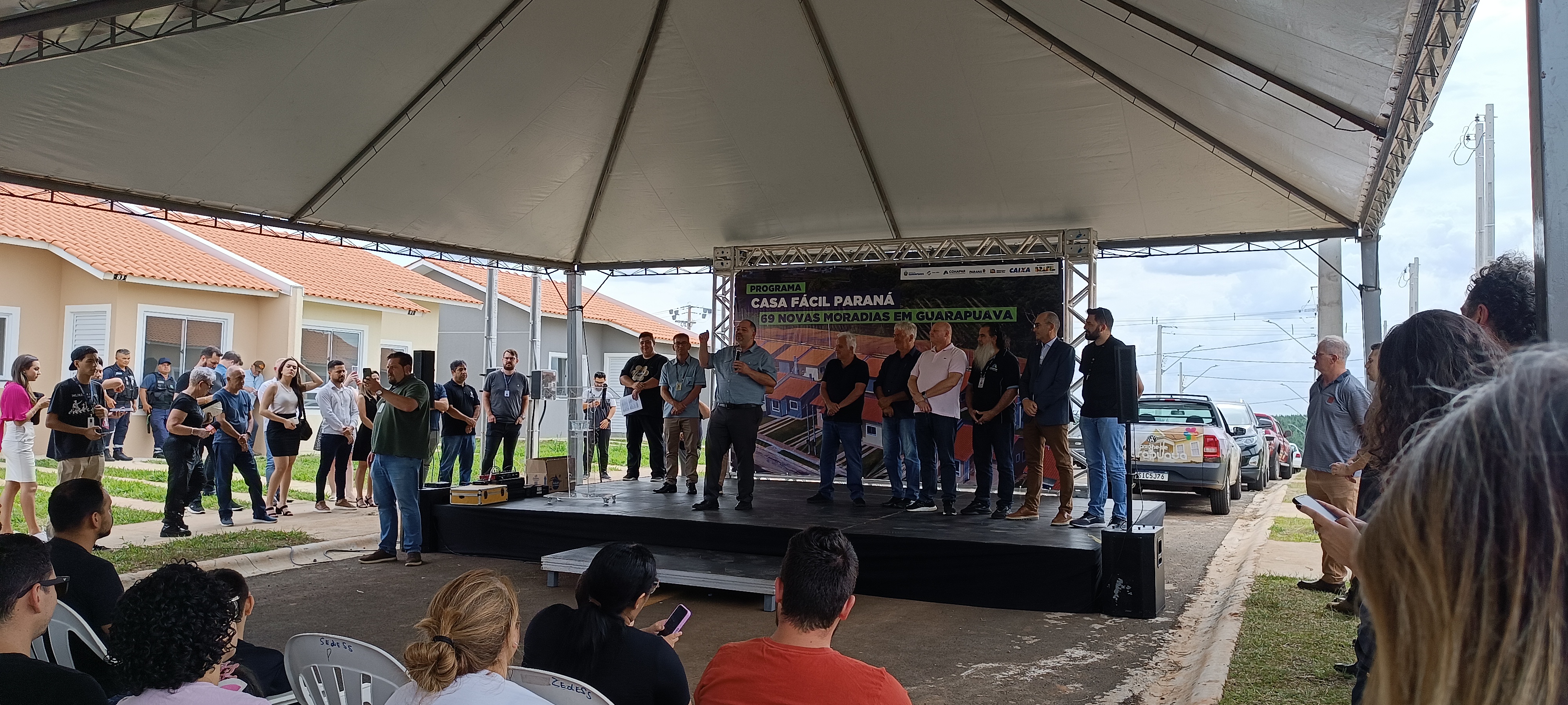 Com R$ 1,1 milhão em recursos estaduais, Cohapar viabiliza moradias para 69 famílias de Guarapuava