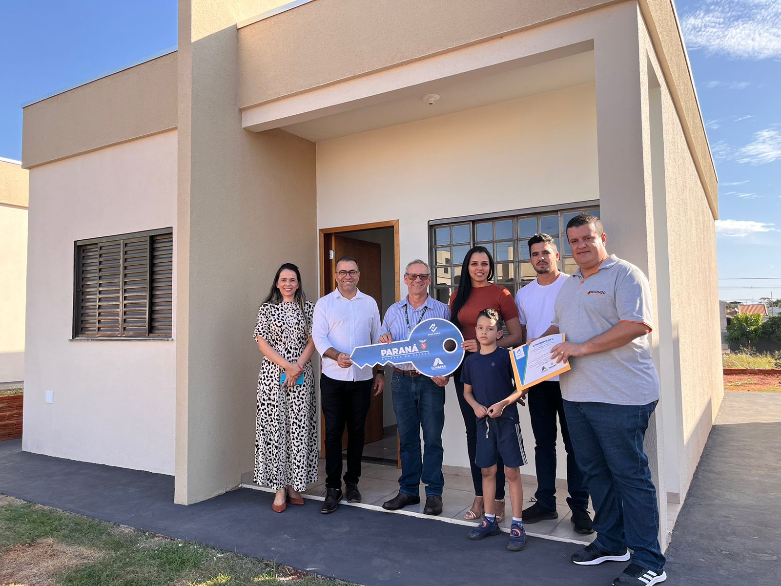 Graças ao Casa Fácil, 20 famílias de Diamante do Norte realizam o sonho da casa própria