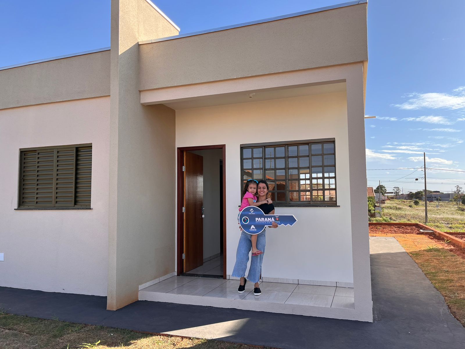 Graças ao Casa Fácil, 20 famílias de Diamante do Norte realizam o sonho da casa própria