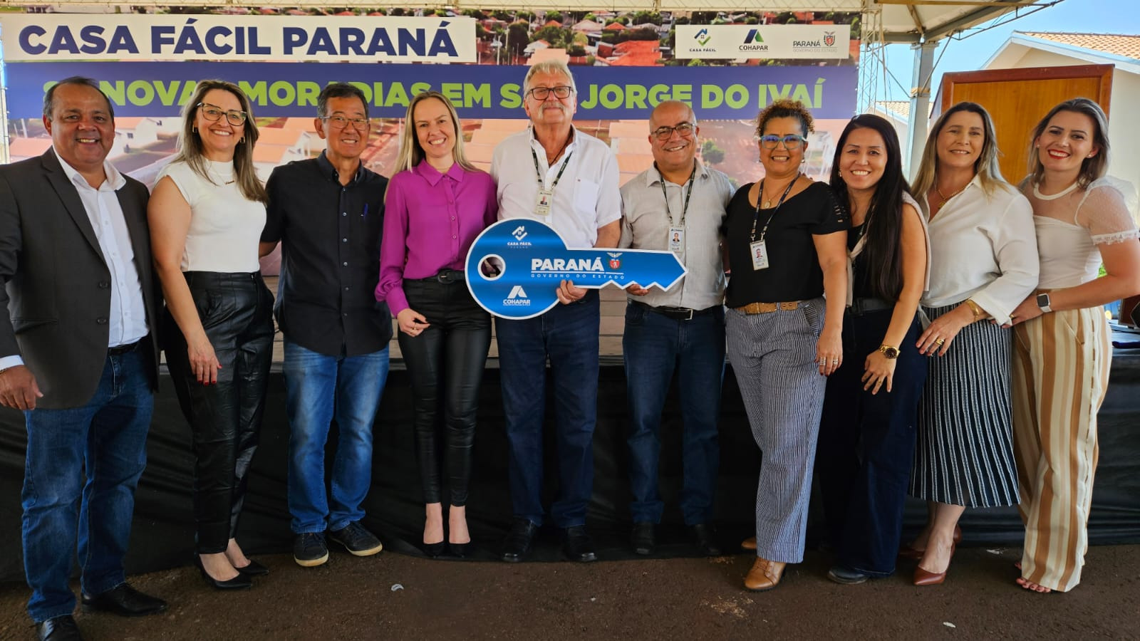 80 famílias de São Jorge do Ivaí conquistam a casa própria pelo Casa Fácil - Modalidade Financiamento