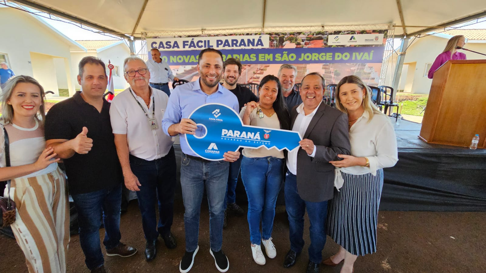 80 famílias de São Jorge do Ivaí conquistam a casa própria pelo Casa Fácil - Modalidade Financiamento