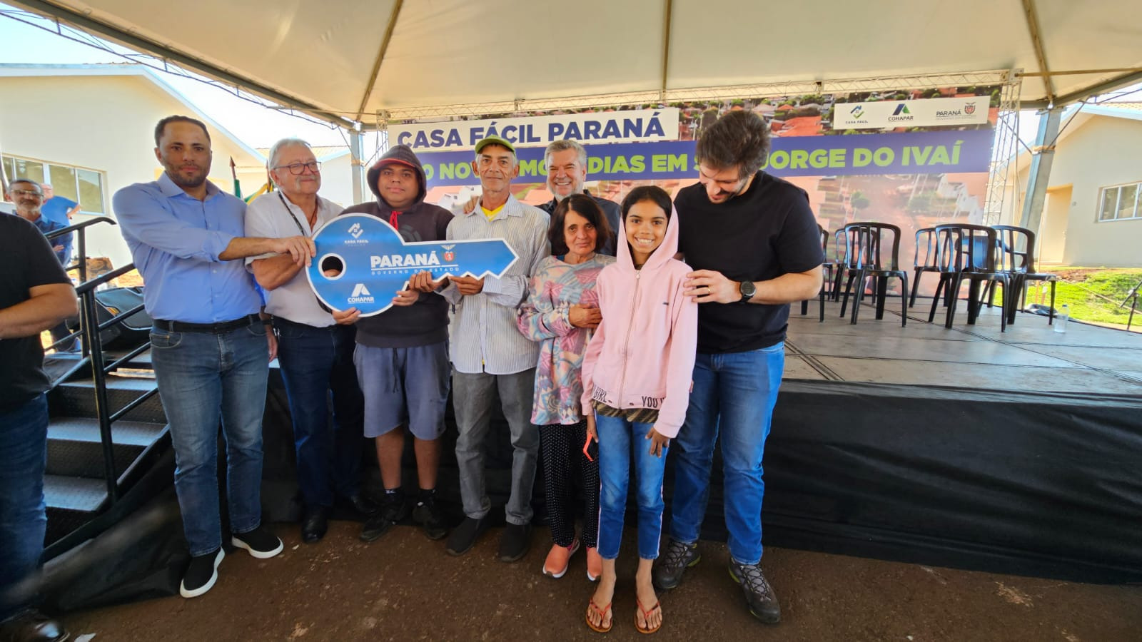 80 famílias de São Jorge do Ivaí conquistam a casa própria pelo Casa Fácil - Modalidade Financiamento