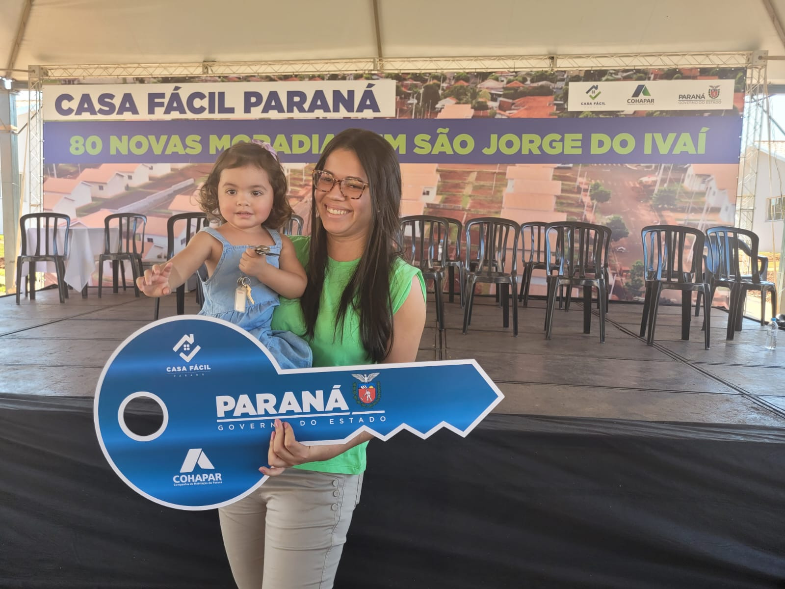 80 famílias de São Jorge do Ivaí conquistam a casa própria pelo Casa Fácil - Modalidade Financiamento