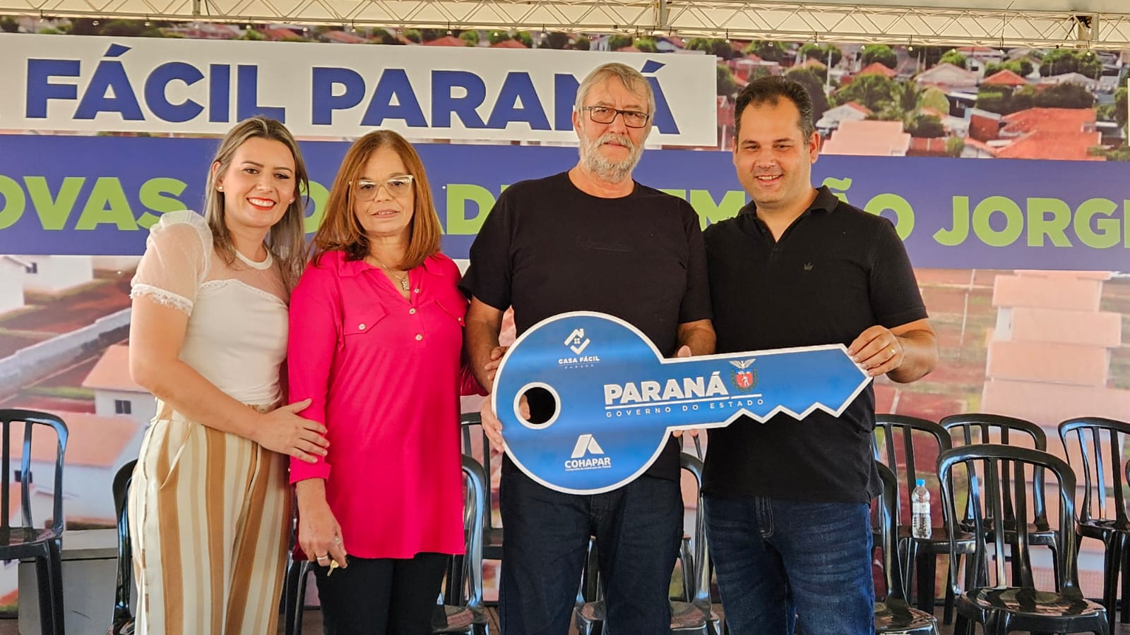 80 famílias de São Jorge do Ivaí conquistam a casa própria pelo Casa Fácil - Modalidade Financiamento