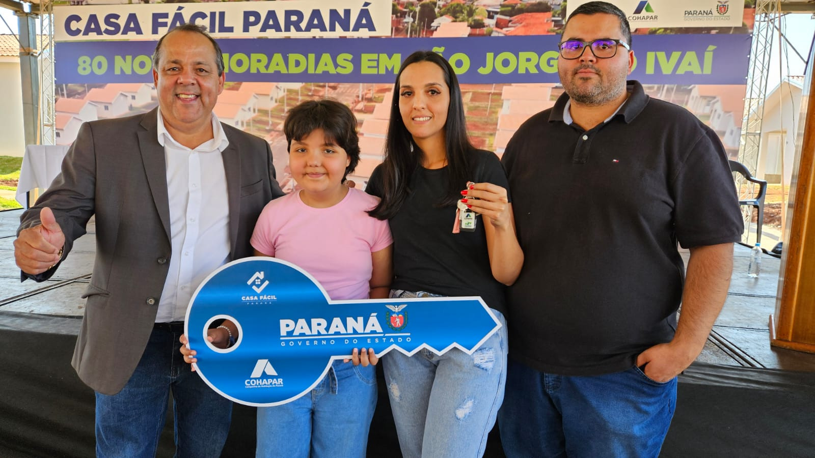 80 famílias de São Jorge do Ivaí conquistam a casa própria pelo Casa Fácil - Modalidade Financiamento