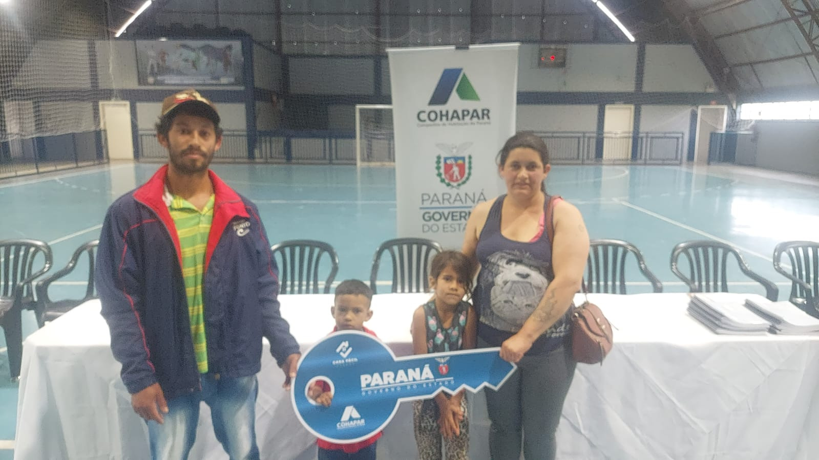 Em Coronel Domingos Soares, 29 famílias recebem moradias financiadas pela Cohapar