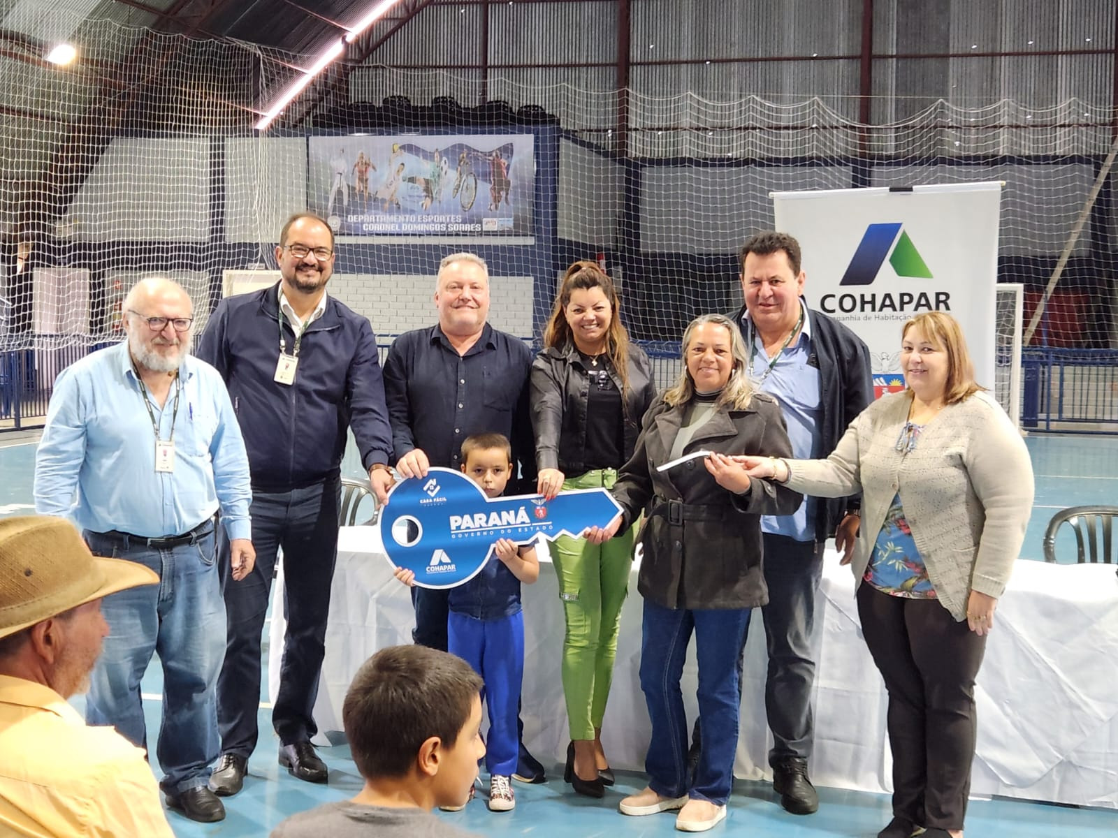 Em Coronel Domingos Soares, 29 famílias recebem moradias financiadas pela Cohapar