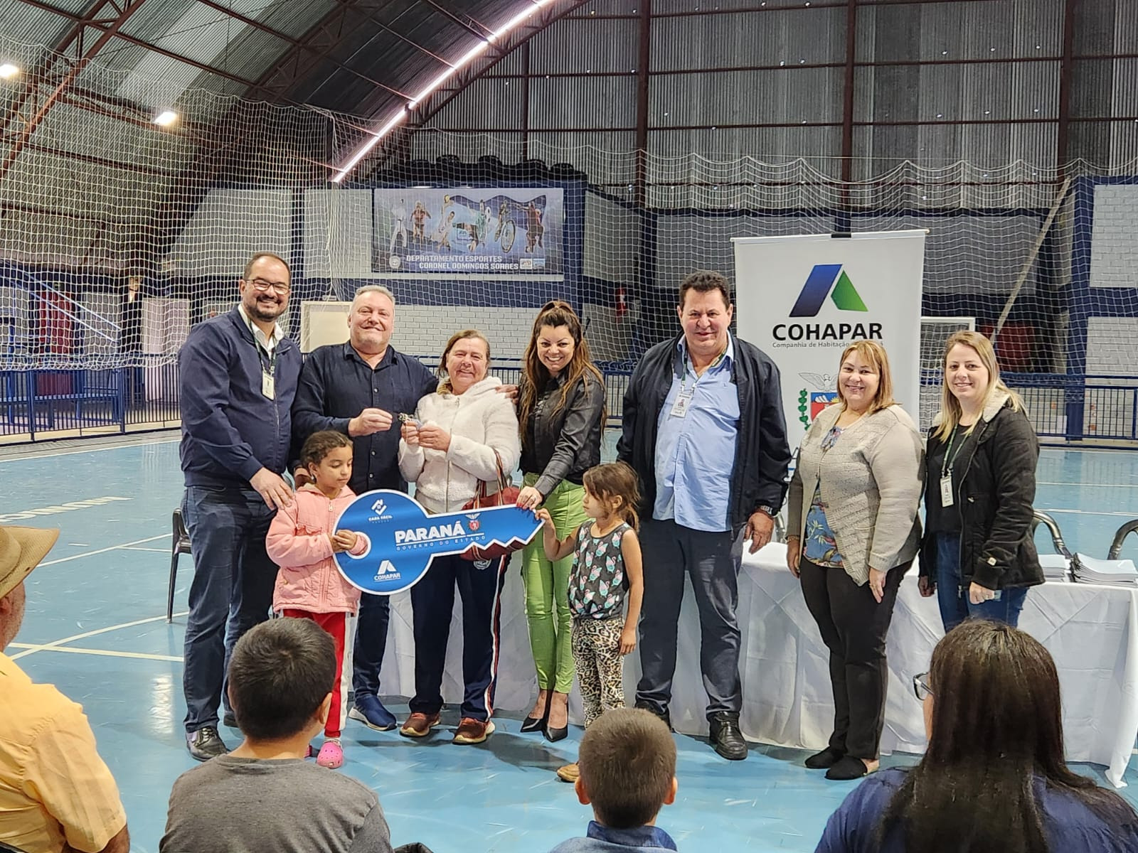 Em Coronel Domingos Soares, 29 famílias recebem moradias financiadas pela Cohapar