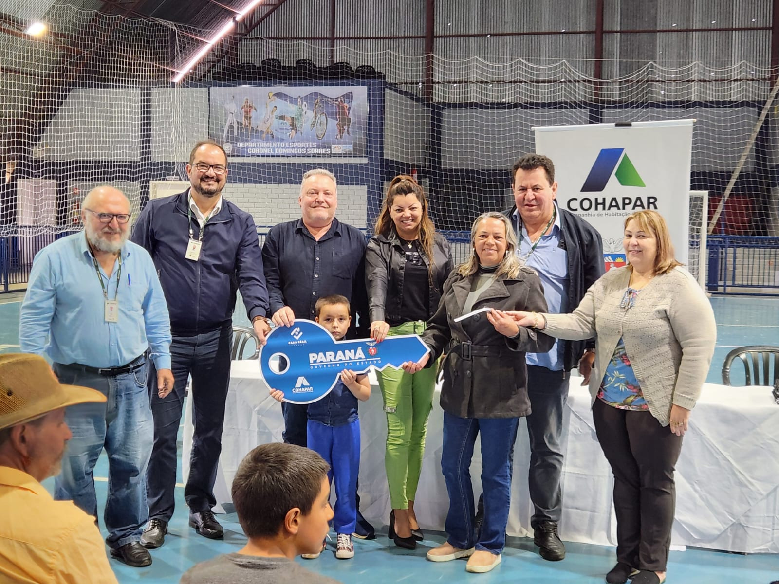 Em Coronel Domingos Soares, 29 famílias recebem moradias financiadas pela Cohapar