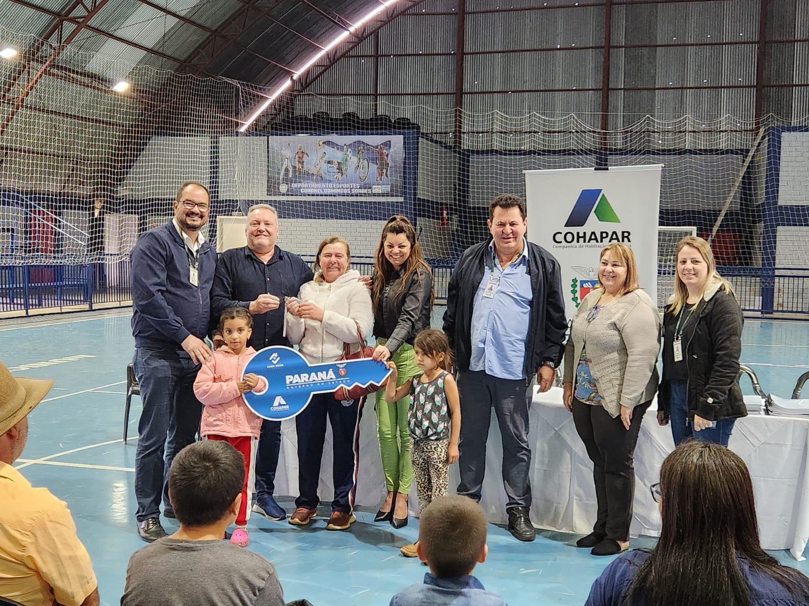 Em Coronel Domingos Soares, 29 famílias recebem moradias financiadas pela Cohapar