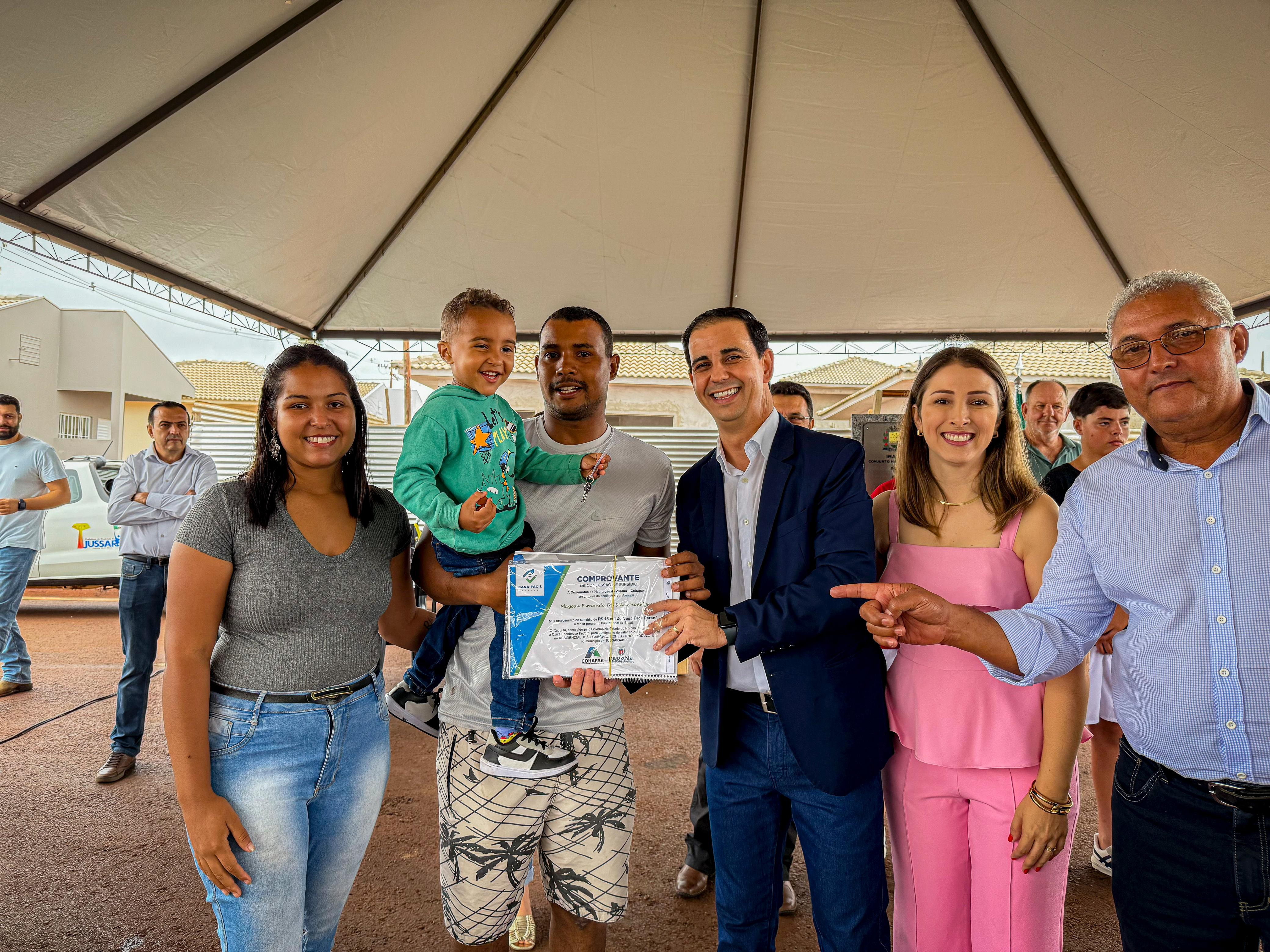 Em Jussara e Santa Cruz do Monte Castelo, 89 famílias comemoraram as festas de fim de ano em suas moradias próprias