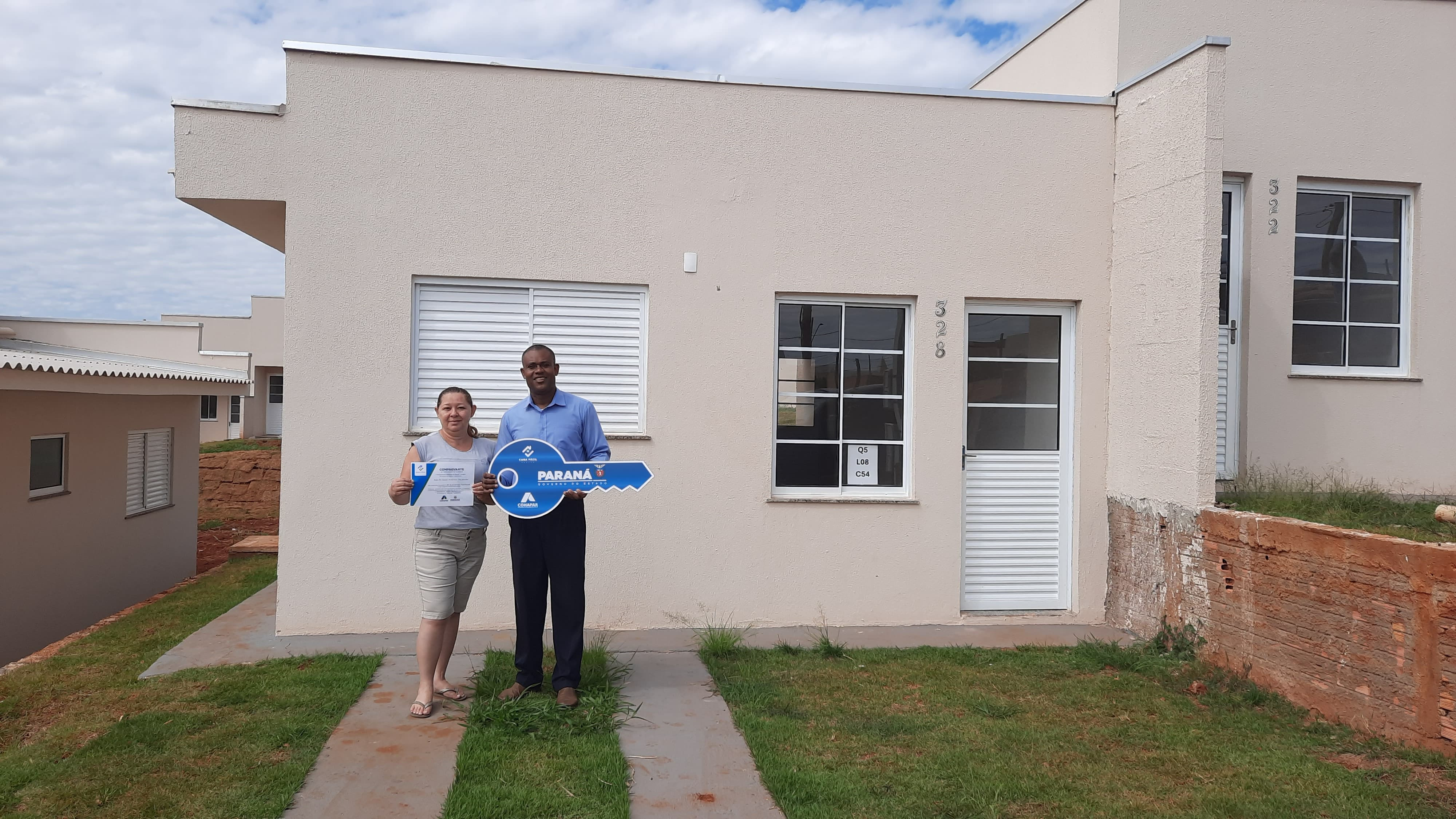 Cohapar entrega residencial com 80 casas em Joaquim Távora