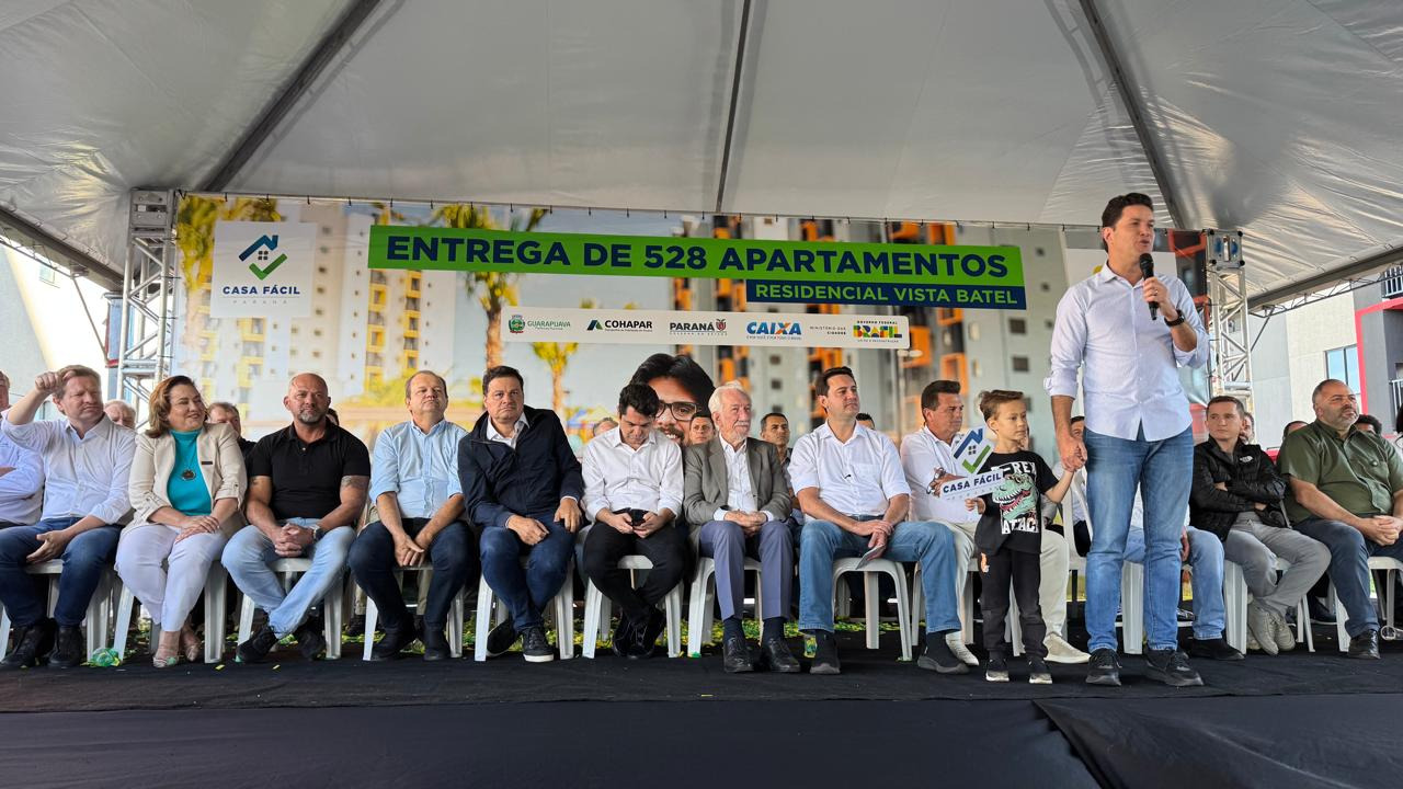 Sonho realizado: governador entrega residencial com 528 apartamentos em Guarapuava