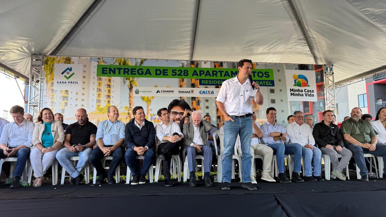 Sonho realizado: governador entrega residencial com 528 apartamentos em Guarapuava