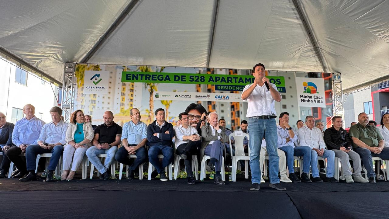 Sonho realizado: governador entrega residencial com 528 apartamentos em Guarapuava