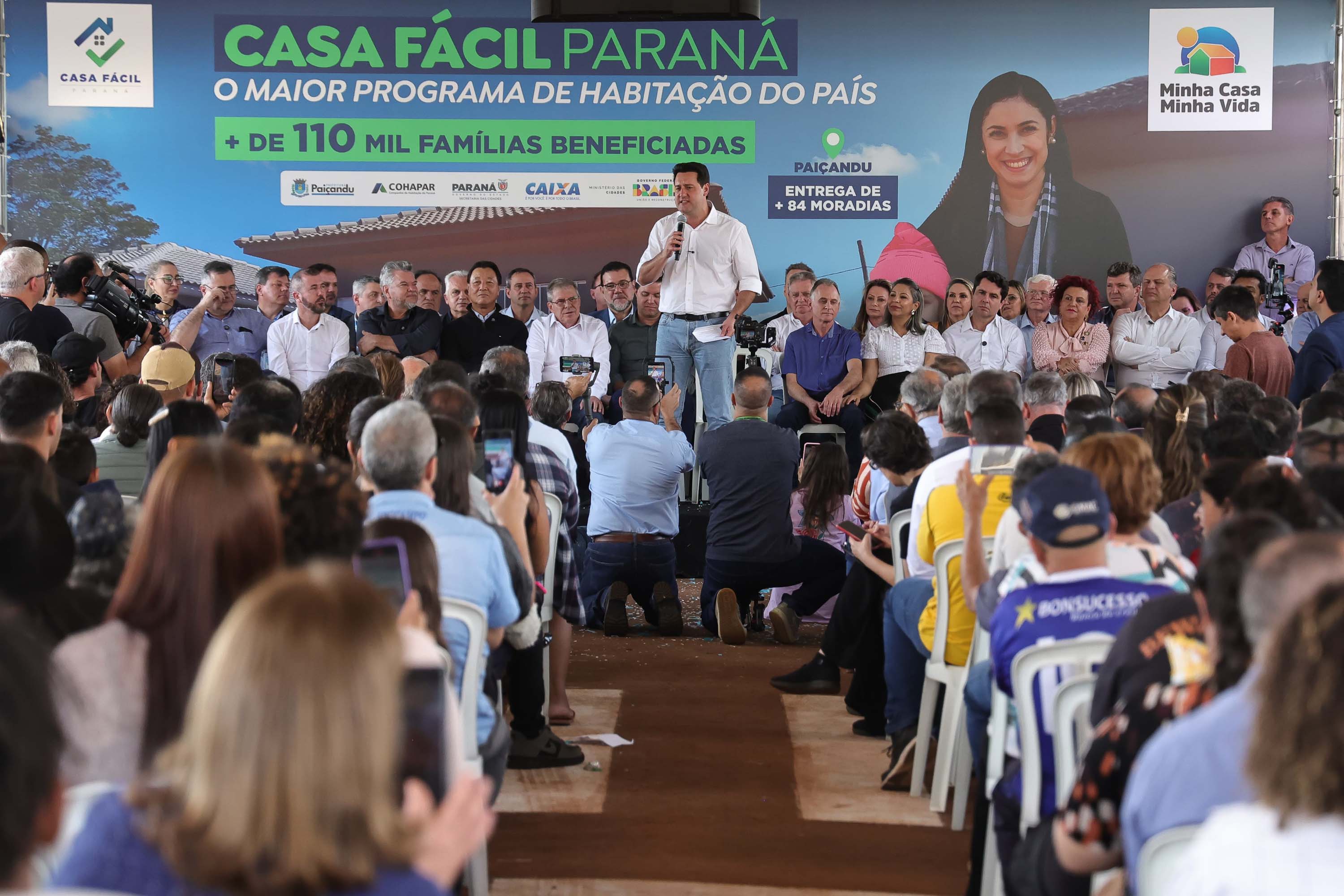 Casa Fácil: governador entrega residencial com 84 moradias em Paiçandu