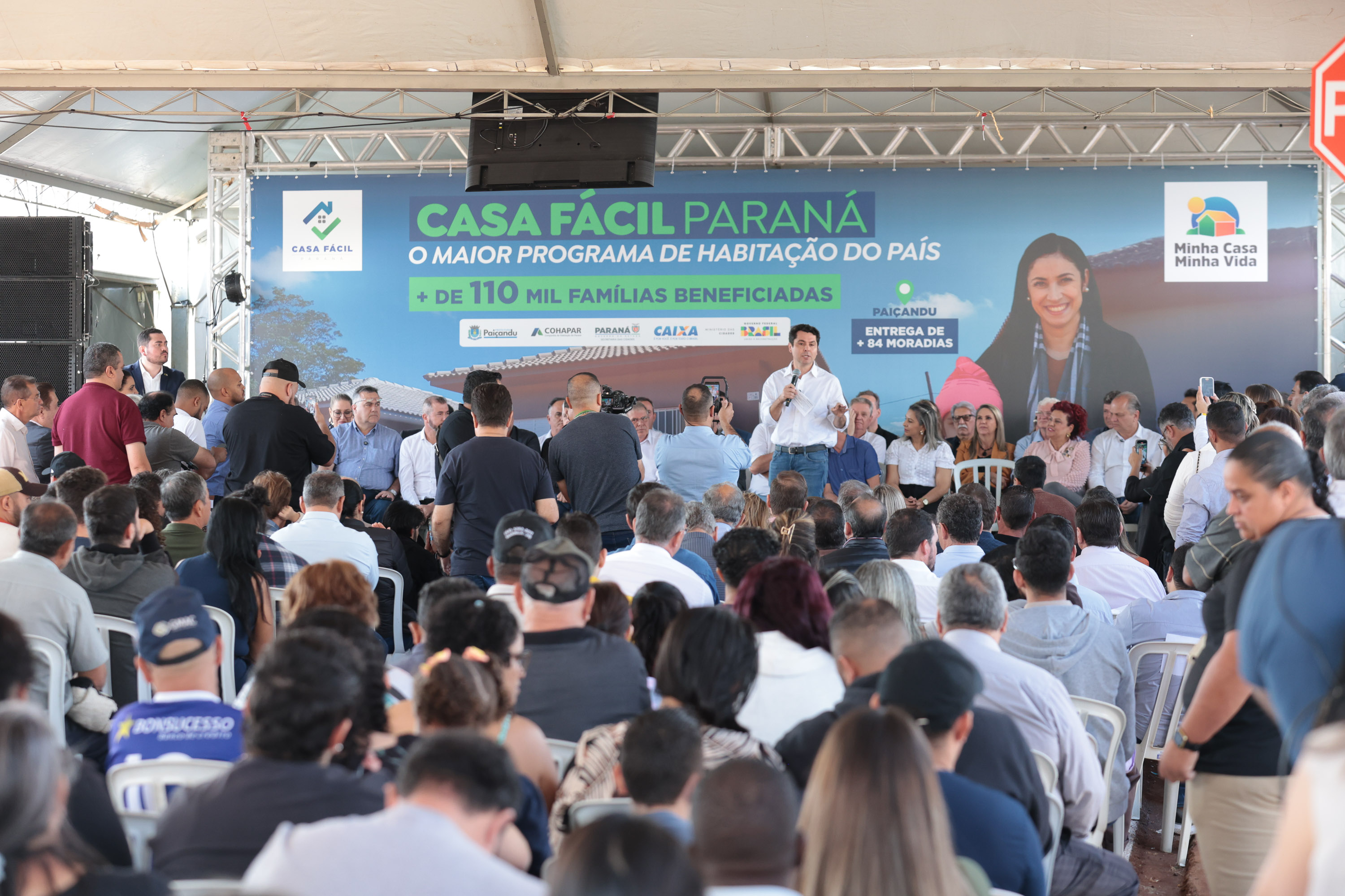 Casa Fácil: governador entrega residencial com 84 moradias em Paiçandu