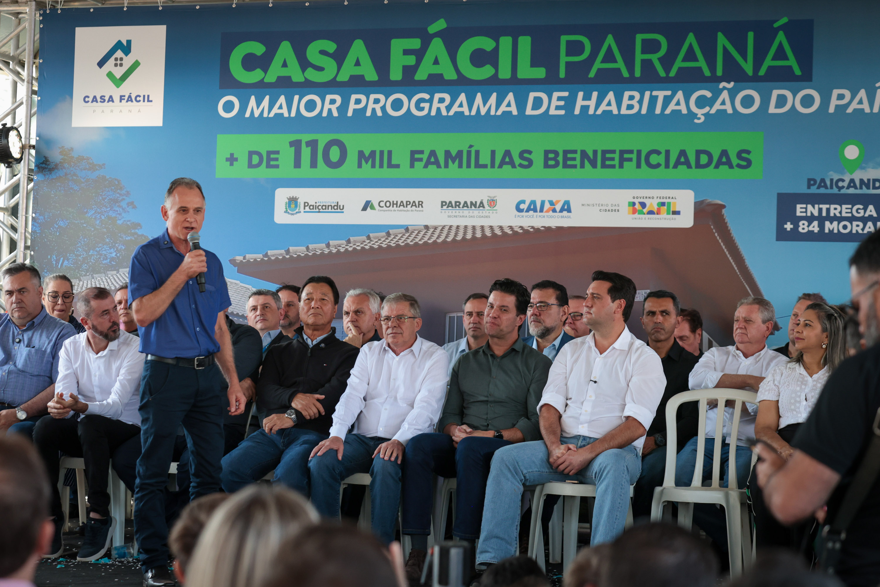 Casa Fácil: governador entrega residencial com 84 moradias em Paiçandu