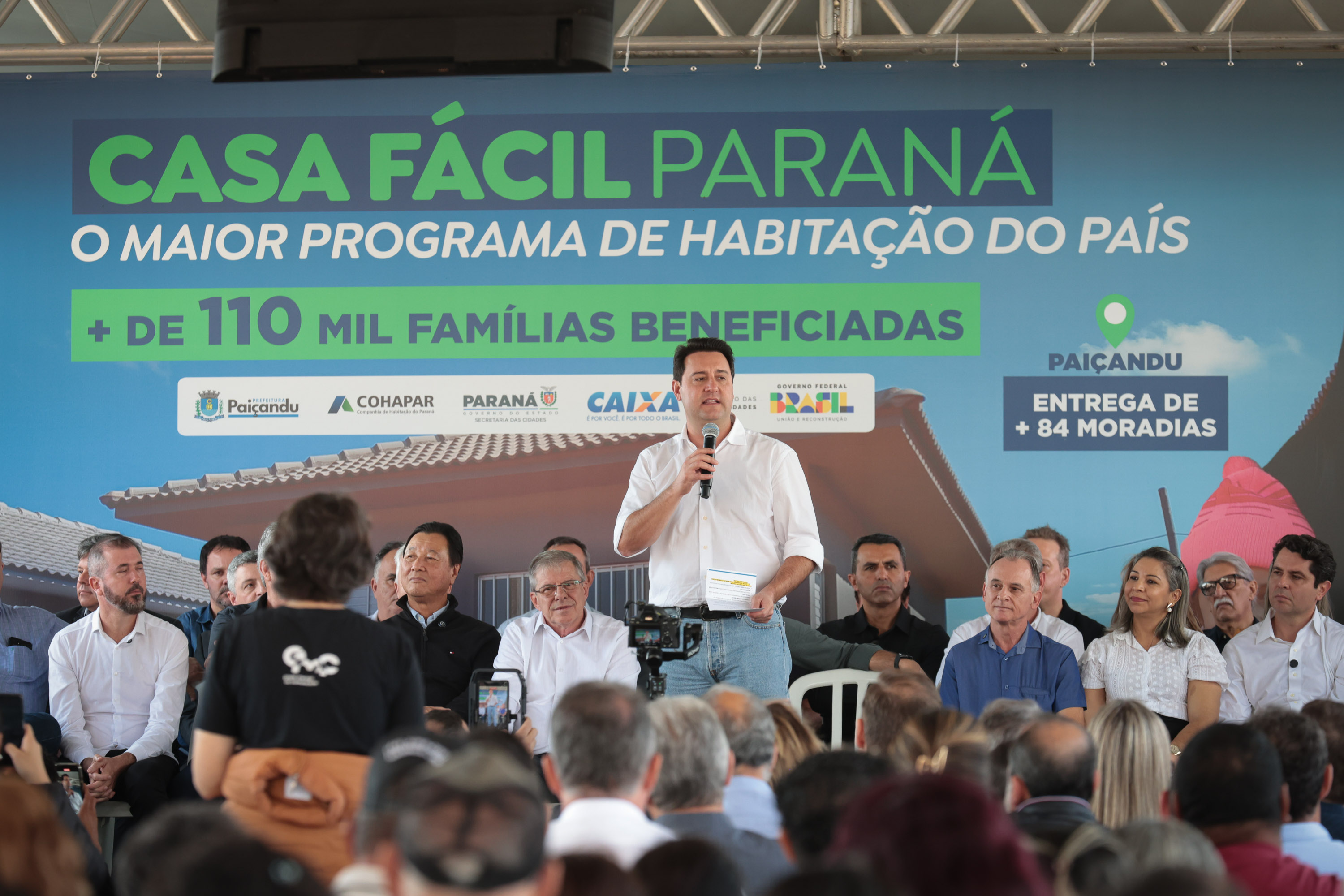 Casa Fácil: governador entrega residencial com 84 moradias em Paiçandu