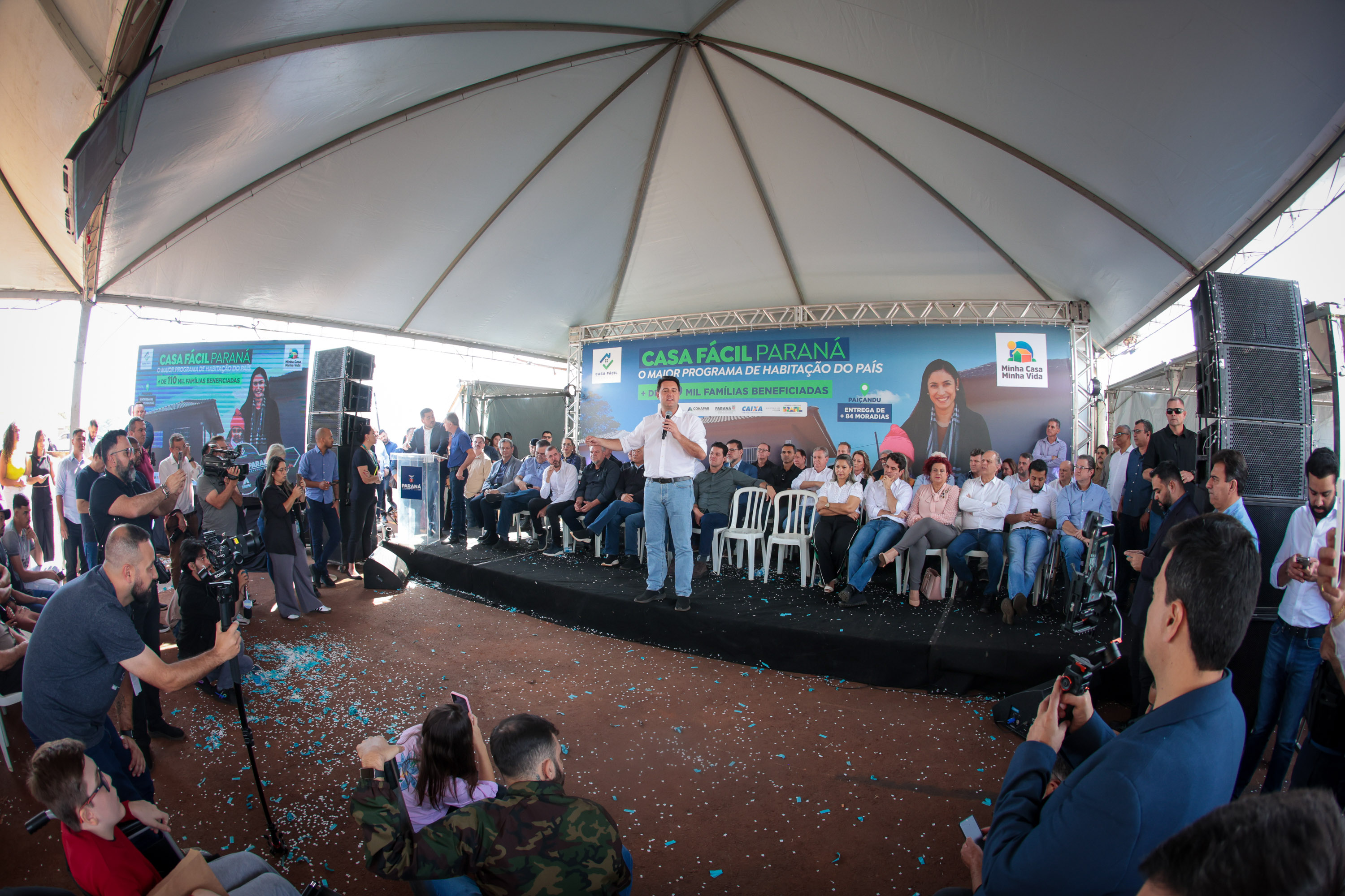 Casa Fácil: governador entrega residencial com 84 moradias em Paiçandu