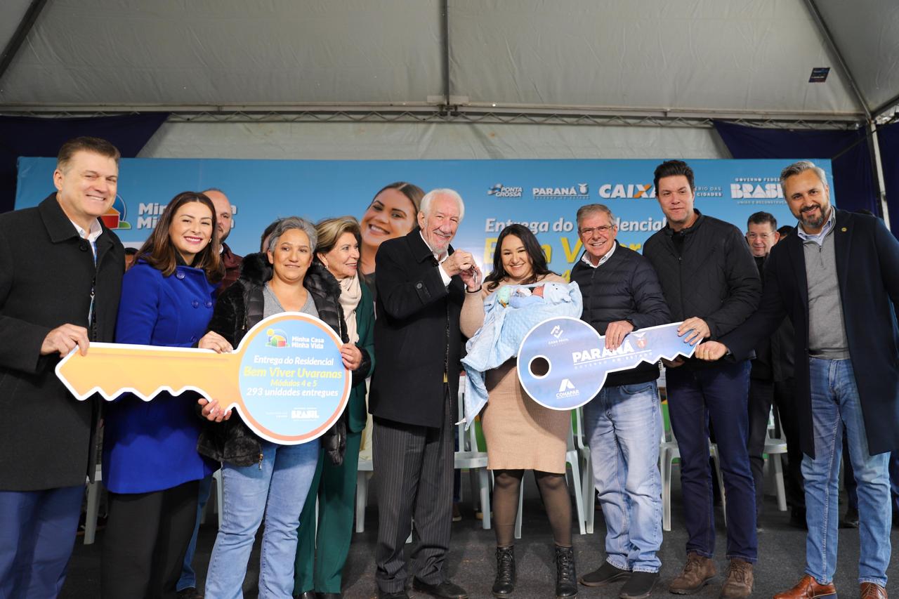 Erguido com apoio do Estado, bairro planejado de Ponta Grossa recebe 293 moradores