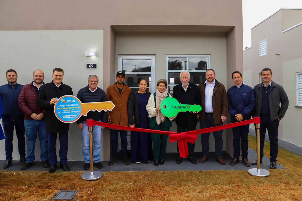 Erguido com apoio do Estado, bairro planejado de Ponta Grossa recebe 293 moradores