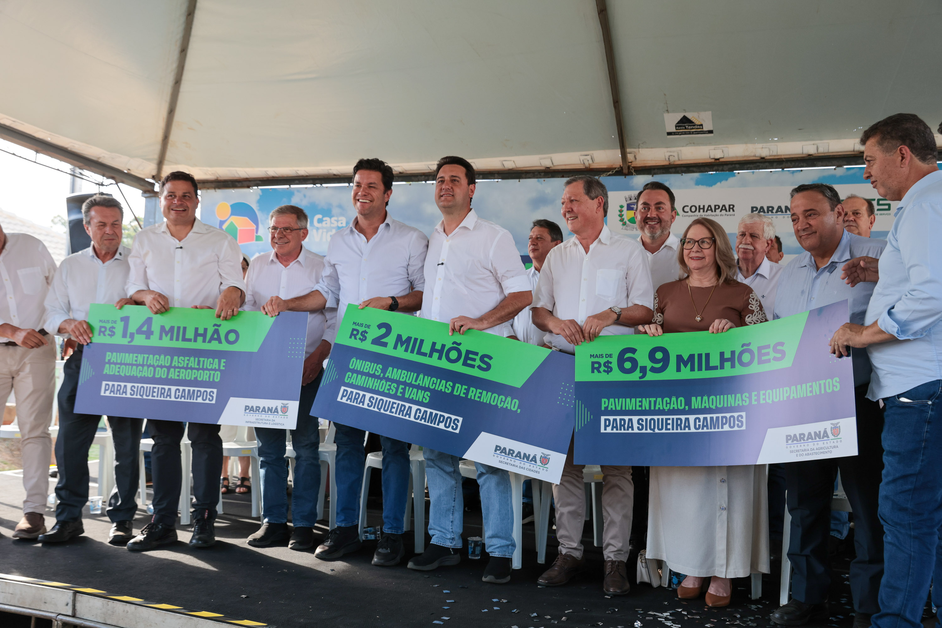 Estado libera R$ 23,6 milhões em novos investimentos para Siqueira Campos