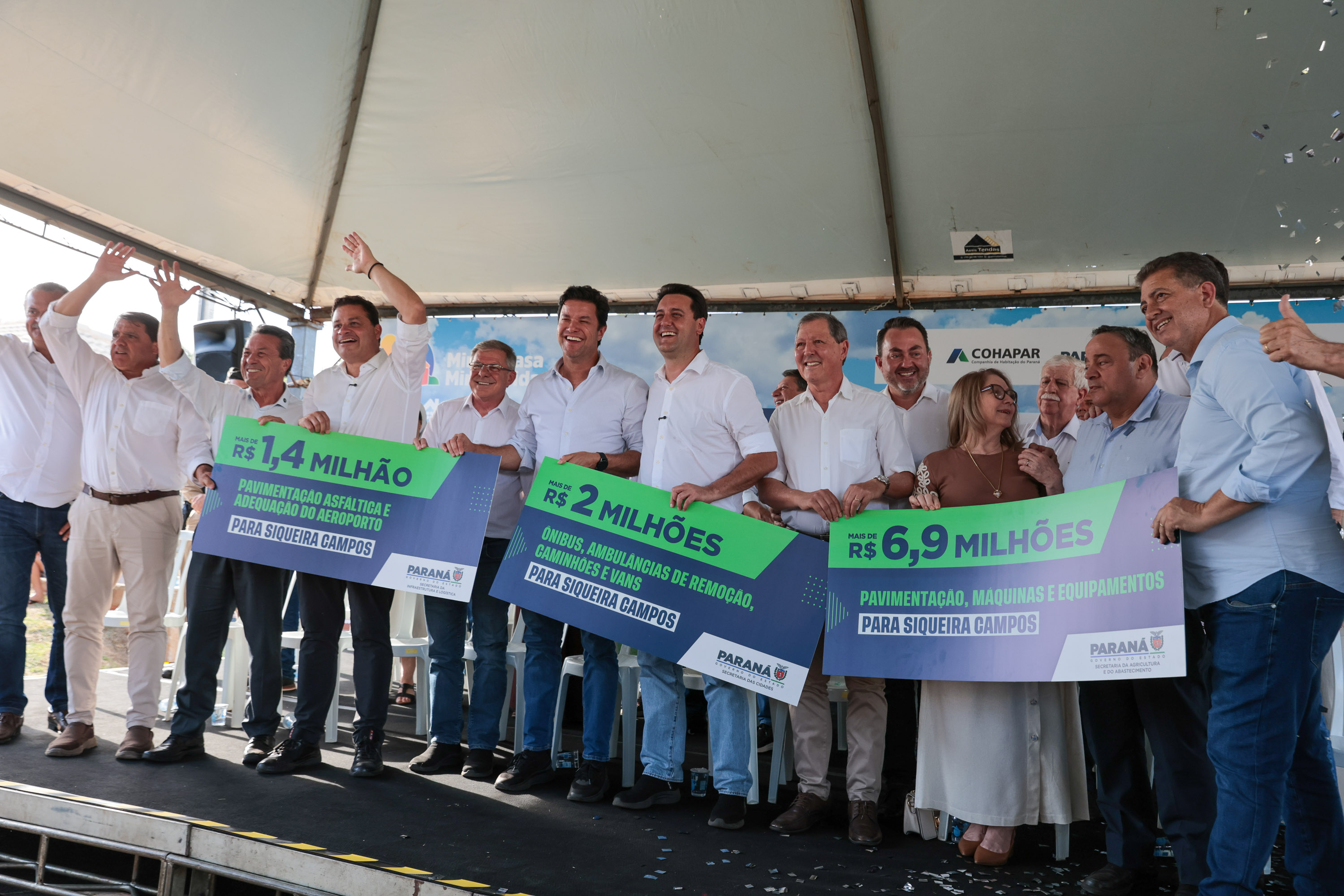 Estado libera R$ 23,6 milhões em novos investimentos para Siqueira Campos