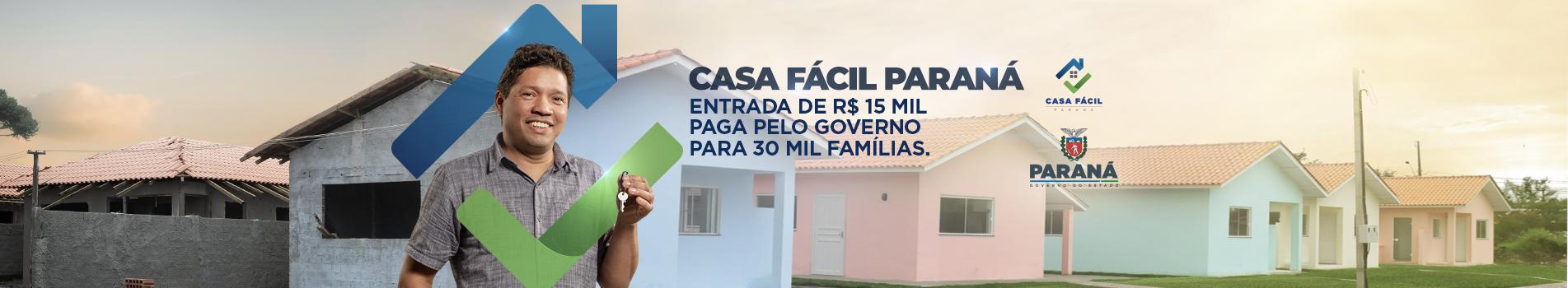 Casa Fácil Paraná - Valor de Entrada