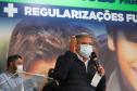 Governador entrega títulos de propriedade e anuncia R$ 17,6 milhões em obras para Mandirituba