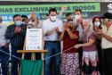 Governador inaugura condomínio para idosos com 40 casas em Foz do Iguaçu