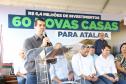 Governador inaugura conjunto com 60 moradias em Atalaia