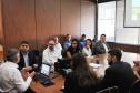 Reunião com a comitiva do Rio de Janeiro