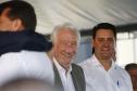 O governador Carlos Massa Ratinho Junior participou nesta sexta-feira (9) da entrega de um conjunto habitacional com 528 apartamentos em Guarapuava, na região Centro-Sul do Estado. O empreendimento recebeu R$ 2,47 milhões em investimentos do Governo do Estado, por meio do programa Casa Fácil Paraná, para subsidiar valores de entrada para 149 famílias.  Durante o evento, o governador também recebeu o projeto de engenharia para a ampliação da PR-170, assinou um convênio para a aquisição de equipamentos rodovi