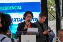 Governador entrega condomínio com 88 apartamentos em Santo Antônio da Platina
