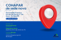 Comunicado importante: mudança de endereço da sede da Cohapar