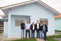 Casas foram financiadas com recursos do Governo do Estado pela Cohapar e fazem parte do plano de retomada da carteira imobiliária da empresa.