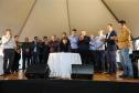 Entrega de moradias para 100 famílias de Marechal Cândido Rondon, no Oeste do Paraná, nesta segunda-feira (15). Marechal Cândido Rondon, 15/07/2019 -  Foto: Geraldo Bubniak/ANPr
