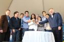 Entrega de moradias para 100 famílias de Marechal Cândido Rondon, no Oeste do Paraná, nesta segunda-feira (15). Marechal Cândido Rondon, 15/07/2019 -  Foto: Geraldo Bubniak/ANPr