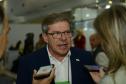 O governador Carlos Massa Ratinho Junior faz a abertura nesta quinta-feira (31),  do encontro de capacitação Governo 5.0 no Hotel Rafain Palace & Convention, em Foz do Iguaçu.