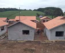 Casas em obra Cohapar Rebouças