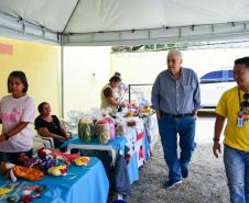 Moradores do Guarituba realizam feira de produtos e serviços em Piraquara