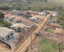 Obra em Wenceslau Braz - vista aérea