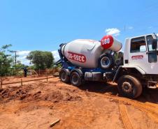 Avançam as obras de moradias populares em Itaguajé e Flórida