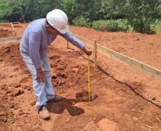 Avançam as obras de moradias populares em Itaguajé e Flórida