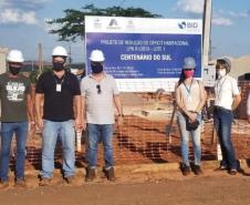 Construção de casas populares está adiantada em Centenário do Sul 