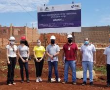 Construção de 28 casas populares chega a 20% em Lunardelli